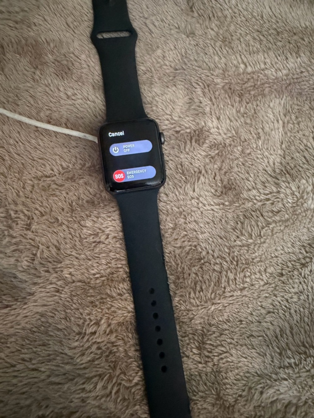 Apple Watch Series 3 Black 42mm GPS Smartwatch w/ Charger